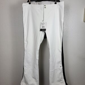 Obermeyer The Bond Sport Women Ski Pants White Size 18 Regular